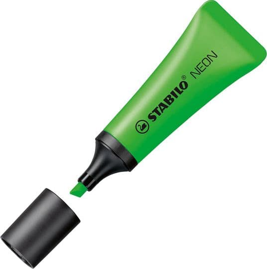 Evidenziatore Stabilo Neon Verde 72/33 in Evidenziatori Il Centro - Jesi, commercioVirtuoso.it