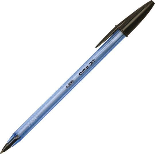 Scatola 50 Penna Sfera Cristal Soft 1,2Mm Nero Bic in Penne a sfera Il Centro - Jesi, commercioVirtuoso.it