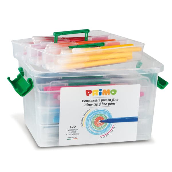 Schoolbox 120 Pennarelli Punta Fine Lavabili Primo in Pennarelli per bambini Il Centro - Jesi, commercioVirtuoso.it