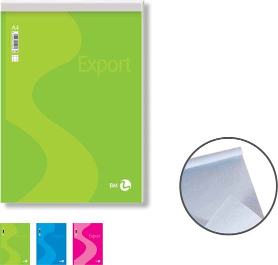 Blocco Note Export 150X210Mm 50Gr 50Fg 5Mm Bm in Accessori per sedili Il Centro - Jesi, commercioVirtuoso.it