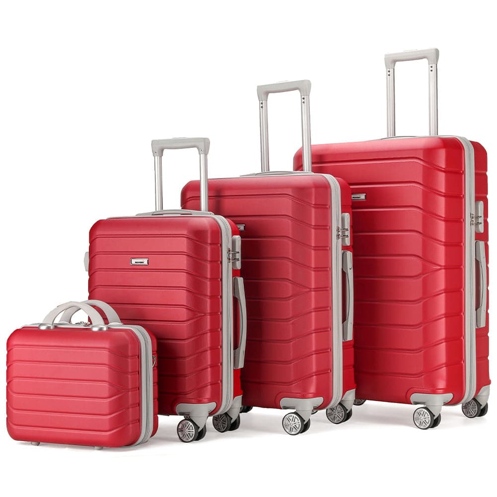 Set 4Valigie Rigide Ruote Easy roll Bagaglio mano Beauty Case Trolley Resistente in Bagaglio a mano Danyx - Casoria, commercioVirtuoso.it