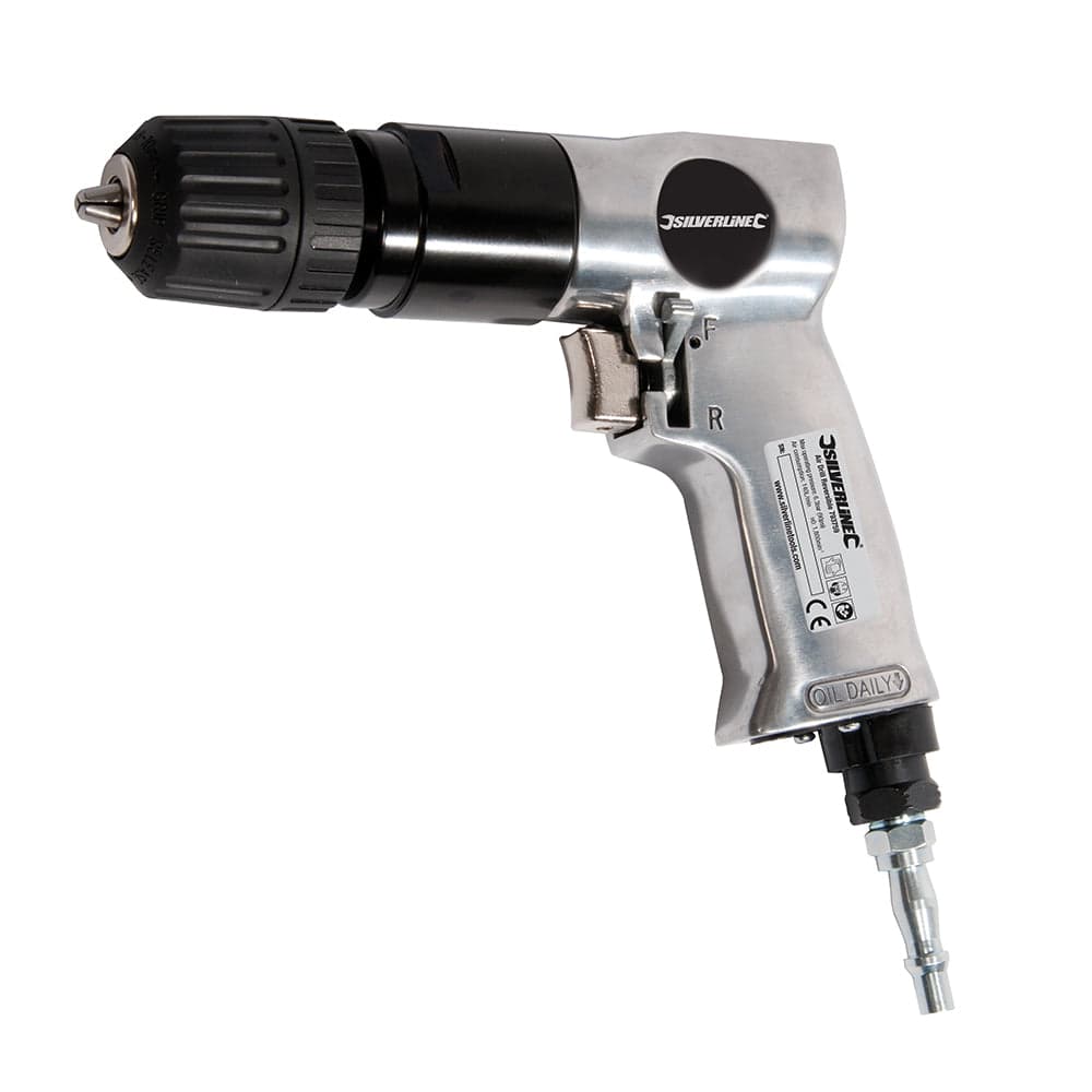 Trapano pneumatico reversibile 10mm mandrino senza chiave Silverline Silverline
