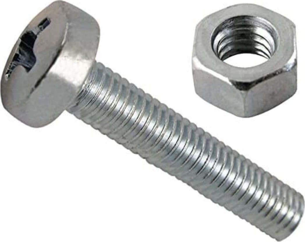 8-PEZZI---VITI-METRICHE-FILETTATE-CON-TESTA-CILINDRICA-M4X40MM---IN-ACCIAIO-ZINCATO