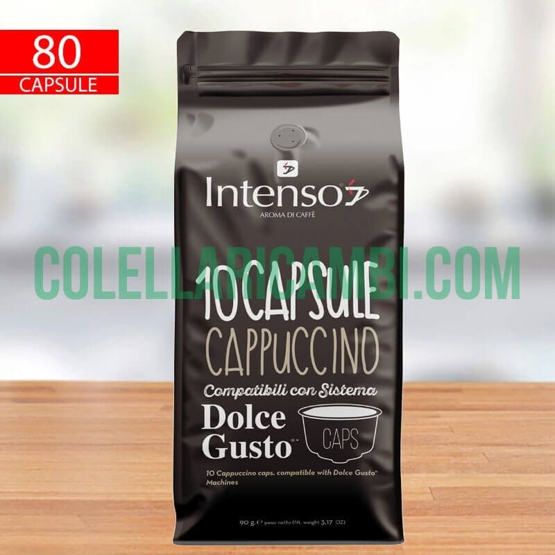 80 Capsule compatibili Dolce Gusto Intenso "CAPPUCCINO" in Capsule di caffè compatibili Nescafè dolcegusto Colella Ricambi - Casoria, commercioVirtuoso.it