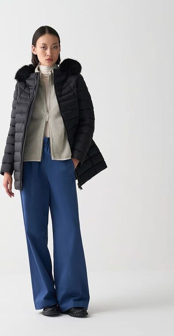 Colmar capospalla donna Piumino a trapezio con pelliccia 2233E 2YO 99 in Giacche Broadway Red - Barletta, commercioVirtuoso.it
