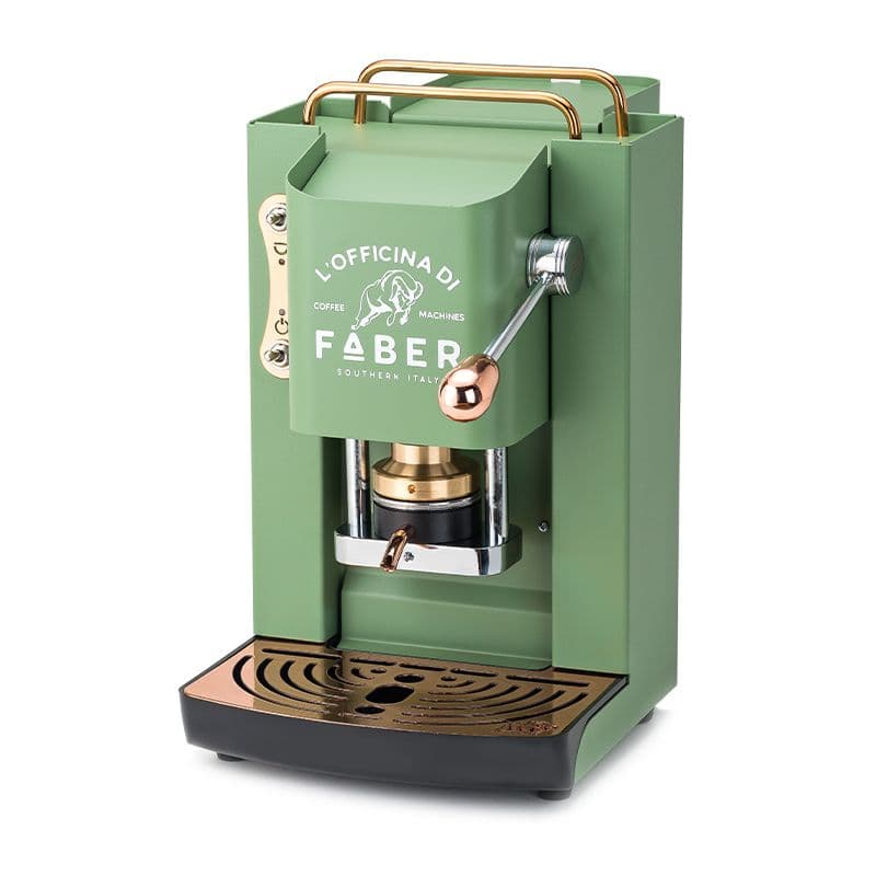 Faber macchina da caffè espresso semi automatica pro deluxe potenza 500 watt colore verde acido - FABPROGREENBASOTTELE in Macchine da caffè tazza singola eWeki - Napoli, commercioVirtuoso.it