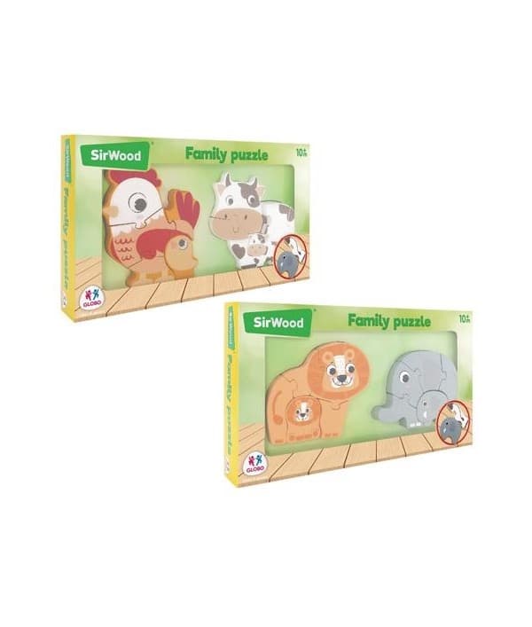 Puzzle in Legno Animali Mamma e Baby 2 Assortimenti in Puzzle classici Save The Money - Rimini, commercioVirtuoso.it