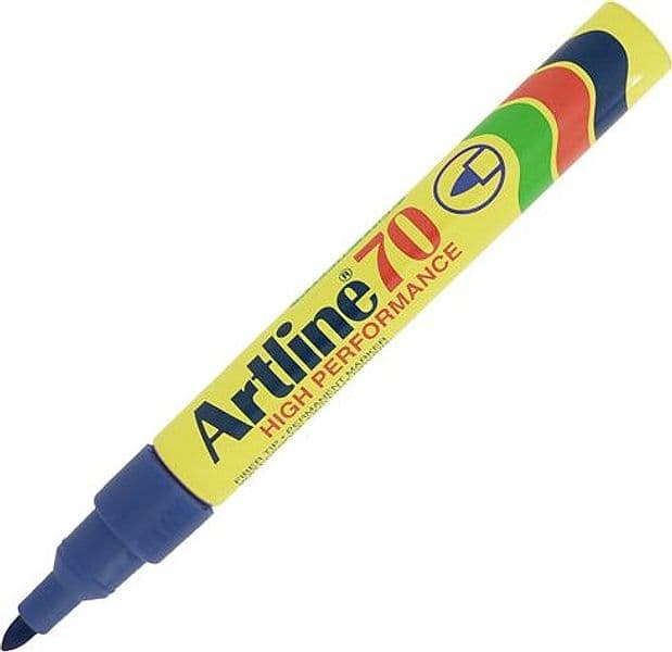 Marcatore Artline A 70 Permanente Punta Tonda Blu in Pennarelli indelebili e marcatori Il Centro - Jesi, commercioVirtuoso.it