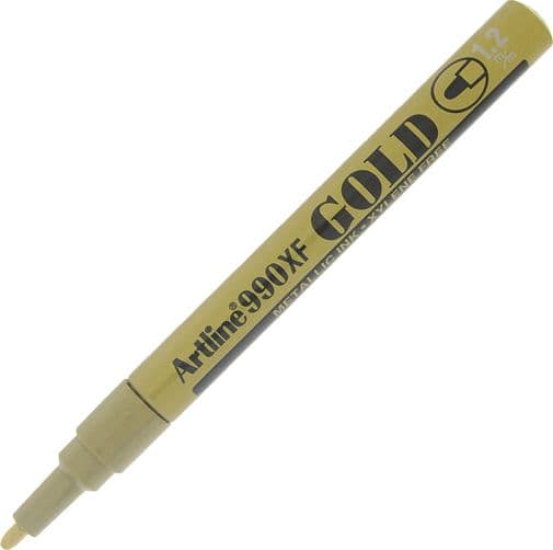Marcatore Artline A 990 Punta Tonda Fine A Vernice Oro in Pennarelli indelebili e marcatori Il Centro - Jesi, commercioVirtuoso.it