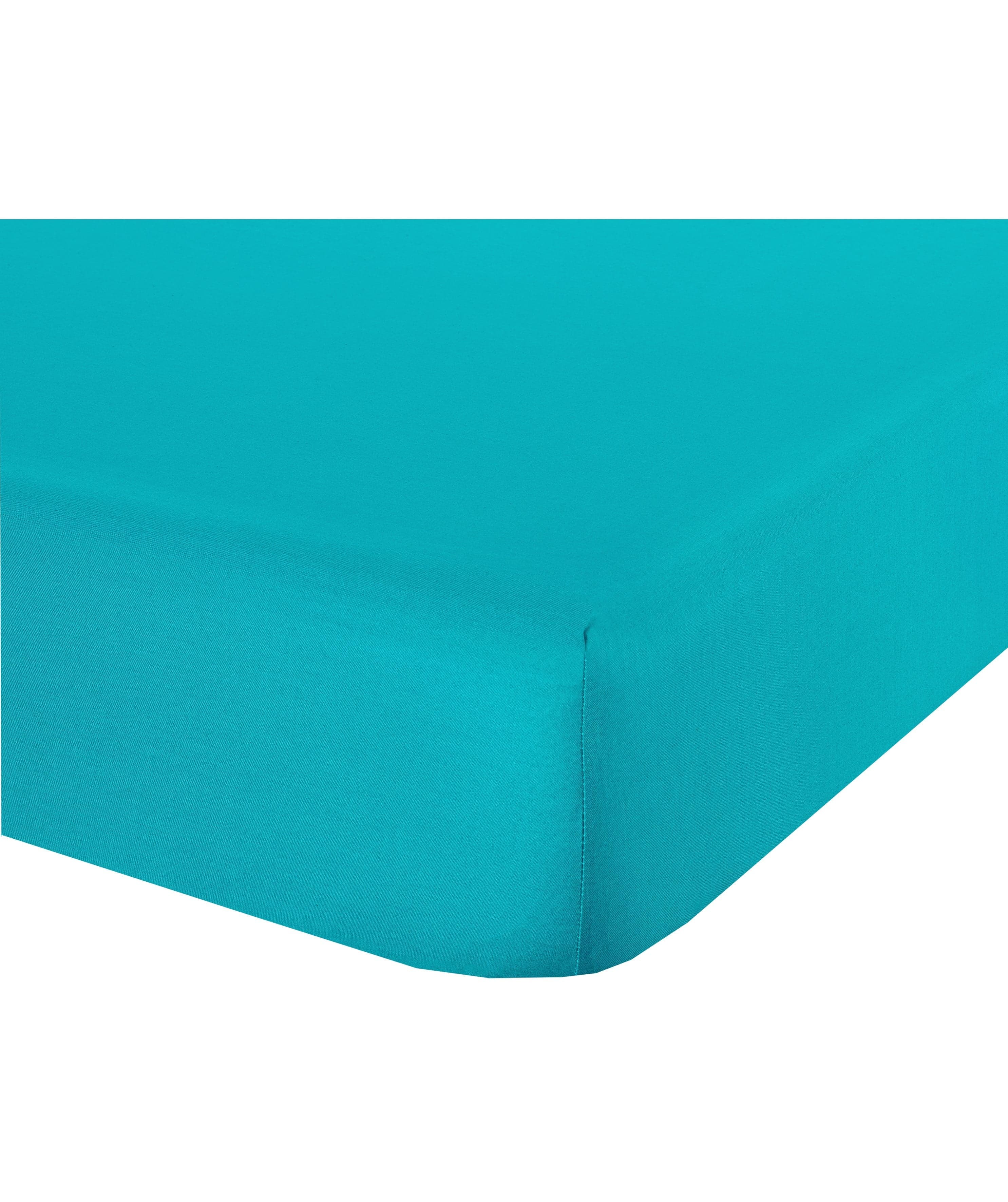 Lenzuolo letto sotto lenzuola con angoli in cotone made in italy VERDE AZZORRE in Lenzuola coprimaterasso Vanita di raso - Sesto San Giovanni, commercioVirtuoso.it