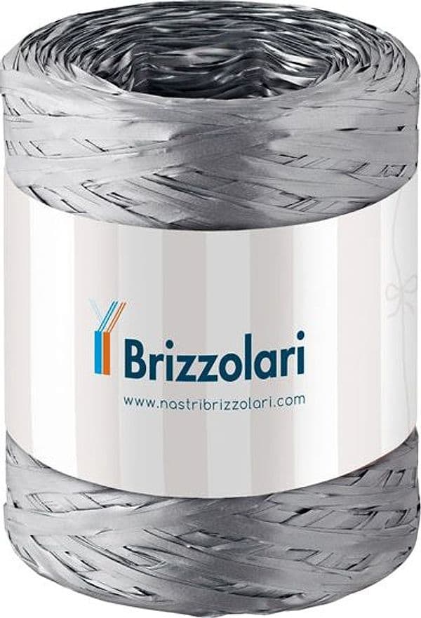 Rafia Sintetica 6802 5Mmx200Mt Colore Argento 44 Brizzolari in Rafia Il Centro - Jesi, commercioVirtuoso.it