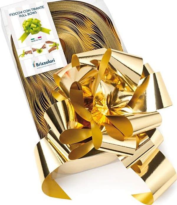 30 Nastri Strip Metal 6870 50Mm-D20Cm Colore Oro 03 Brizzolari in Fiocchi e nastri Il Centro - Jesi, commercioVirtuoso.it