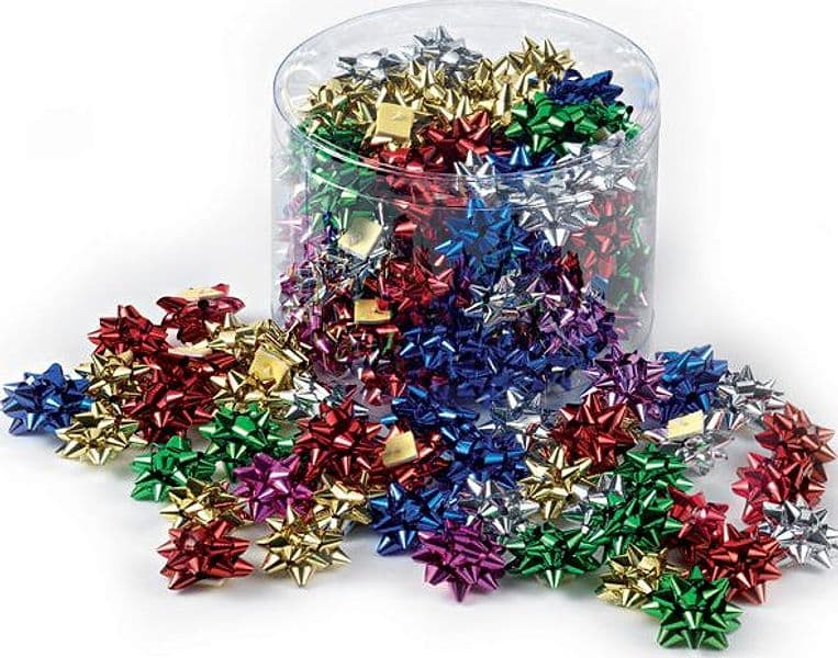 100 stelle nastro metal 6870 5mmxD2,5cm colori assortiti Brizzolari