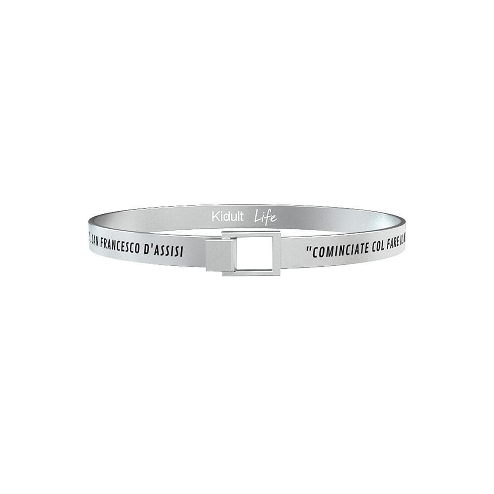 KIDULT BRACCIALE - COMINCIATE COL FARE IL NECESSARIO … S. FRANCESCO D'ASSISI in Bracciali Alba Gioielli - Casoria, commercioVirtuoso.it