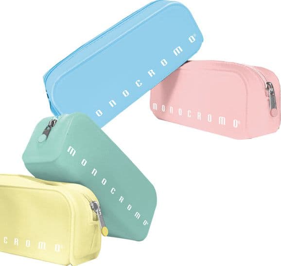 Bustina silicone Soft Touch 80x200x60mm colori assortiti pastel Monocromo Pigna