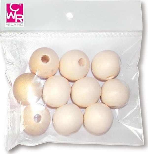 Busta 10Pz Sfere Legno Naturale D20Mm 05862 Cwr in Assortimento articoli di gioielleria Il Centro - Jesi, commercioVirtuoso.it