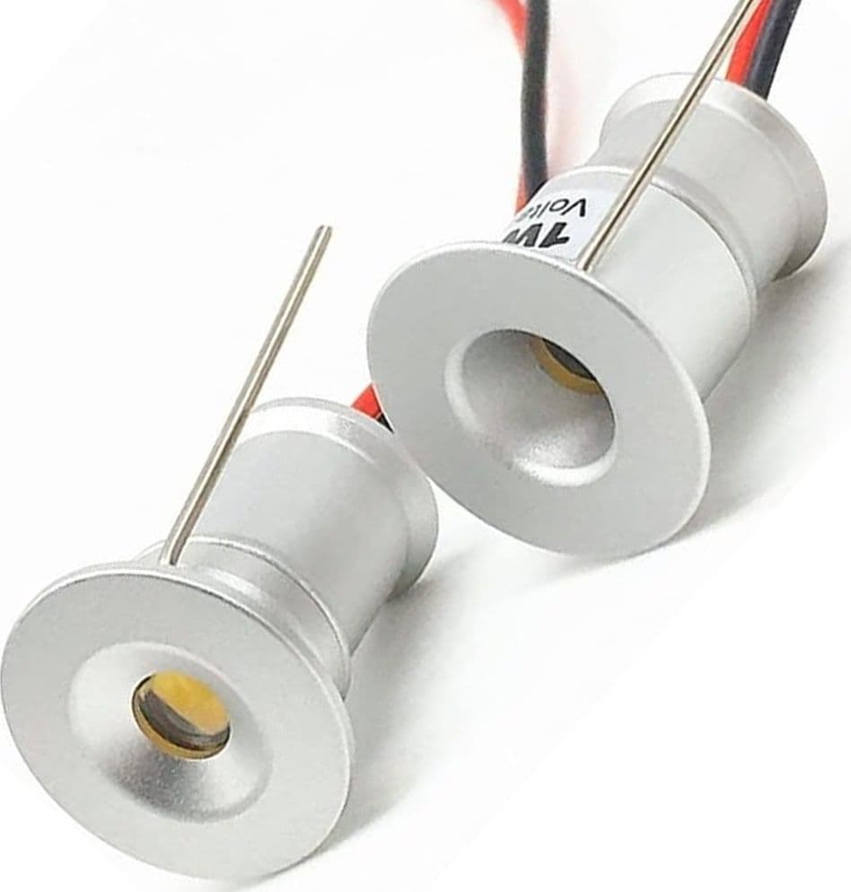 9 X MINI FARETTO A LED DA INCASSO 1W CREE COB SILVER CIELO STELLATO PUNTO LUCE Trade Shop italia - Napoli, Commerciovirtuoso.it