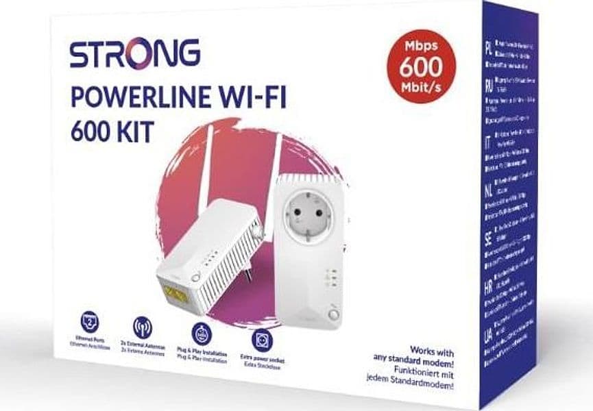 Adattatori ethernet - powerline wi-fi 600 kit 2x - POWERLWF600DUOEUV2 in Adattatori PowerLAN eWeki - Napoli, commercioVirtuoso.it