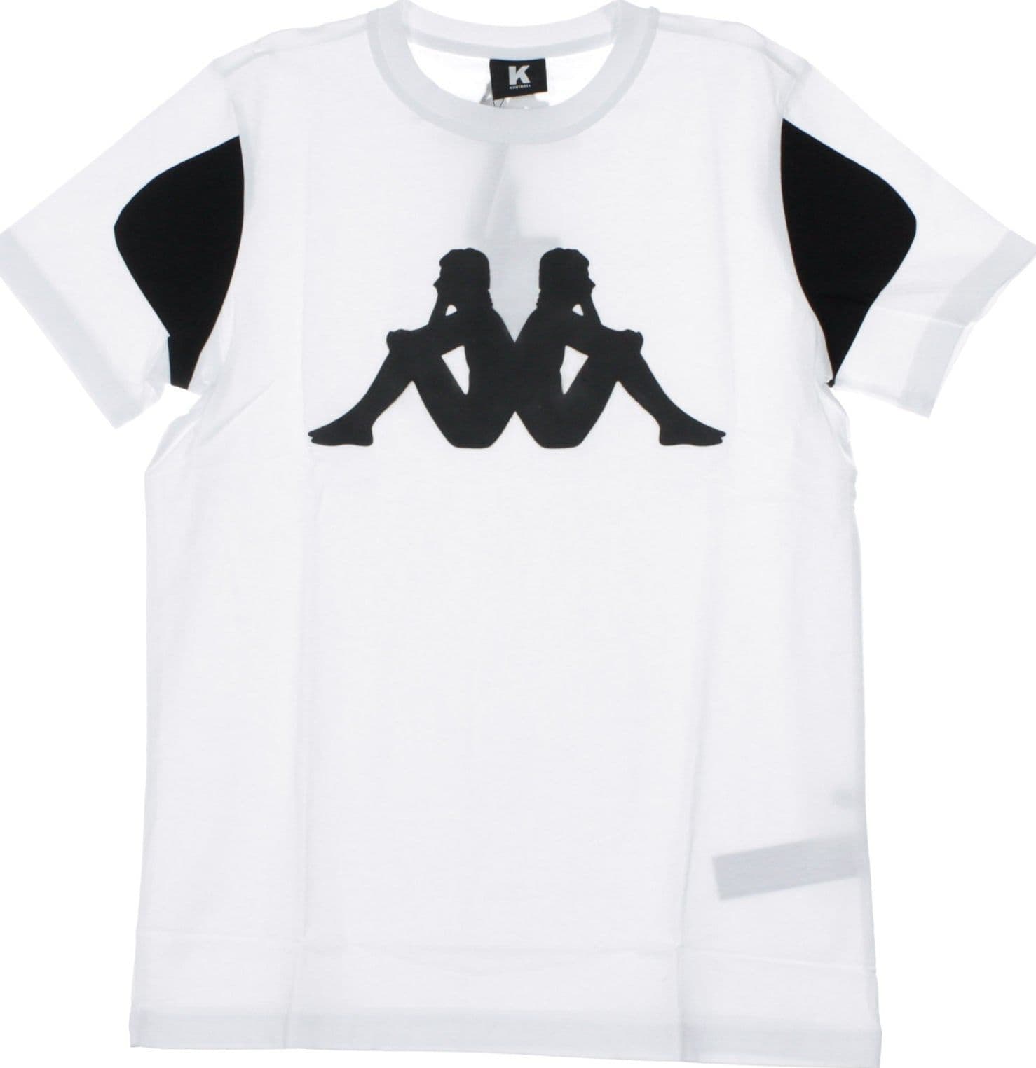 KAPPA KONTROLL Maglietta Uomo Kontroll Tee White/black da uomo in Polo Drestige - Casamassima, commercioVirtuoso.it