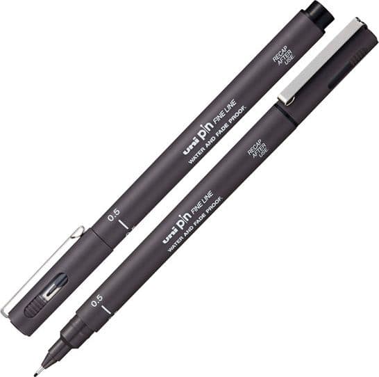 Pin Fineliner Grigio Scuro Punta 0.5Mm Uni Mitsubishi in Penne a punta porosa Il Centro - Jesi, commercioVirtuoso.it