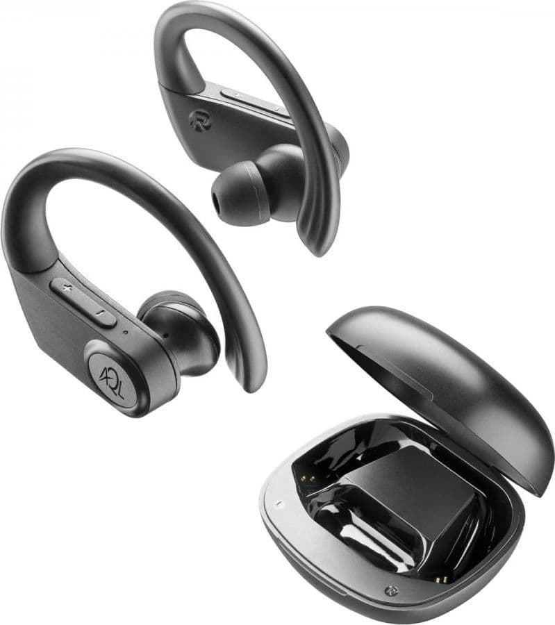 auricolare vivavoce bluetooth sportivo doppio con base di ricarica nero ipx745 ore playtime in Cuffie In-Ear Tropposmart.it - Genova, commercioVirtuoso.it