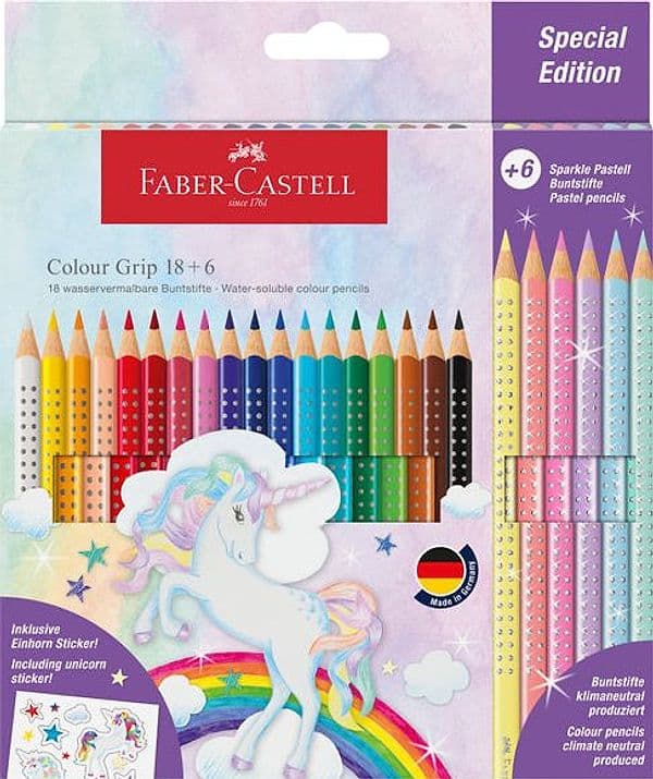 Astuccio 18+6 Matite Colour Grip Colori Assortiti Faber Castell in Matite colorate Il Centro - Jesi, commercioVirtuoso.it