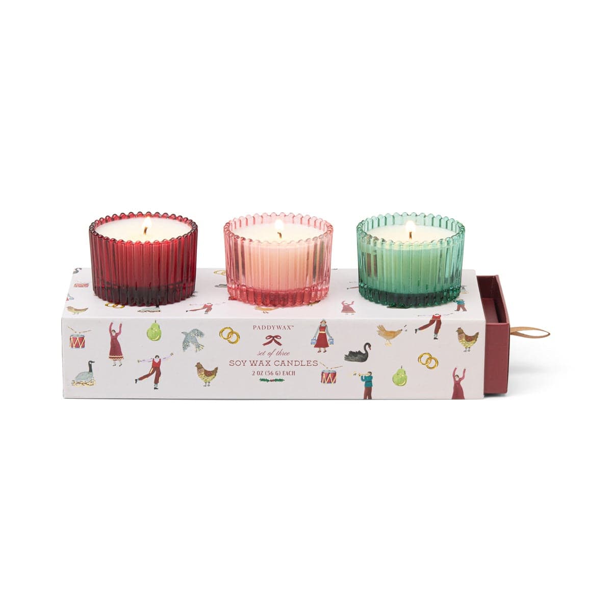 Set Regalo di Natale Â- 3 Candele Profumate in Vetro Zigrinato Â- Winter Berry, Menta Rosa, Abete Balsamico in Autocategorizzazione Più Di Più Ideas - Casalnuovo di Napoli, commercioVirtuoso.it