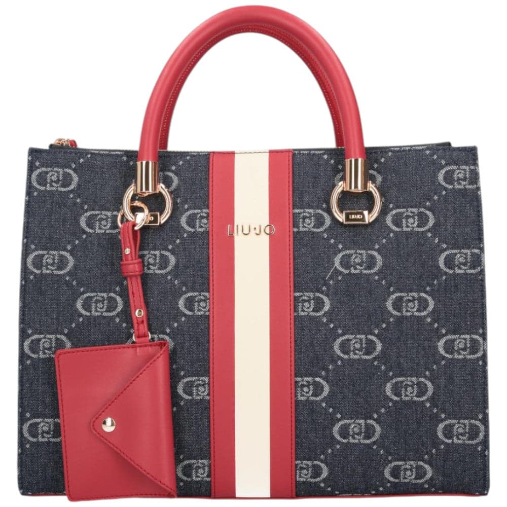 Liu Jo borsa satchel blu denim linea Manhattan AA5008D3200 Borse Liu Jo