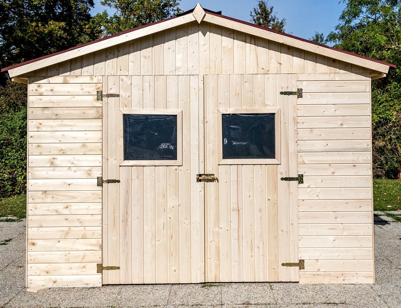 Casetta Di Legno A Pannelli Senza Pavimento Spessore 16mm 280x280cm Foresta