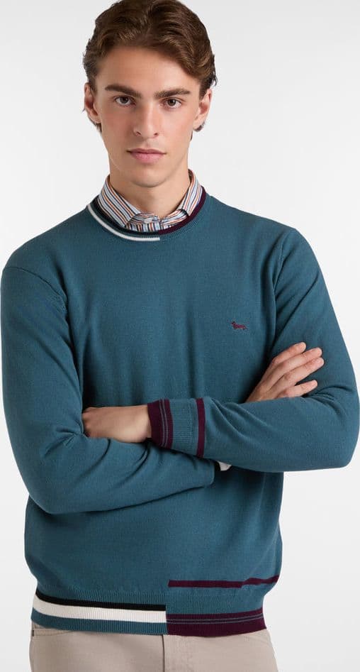 Harmont&blaine pullover uomo bluette da uomo in Maglioni Drestige - Casamassima, commercioVirtuoso.it