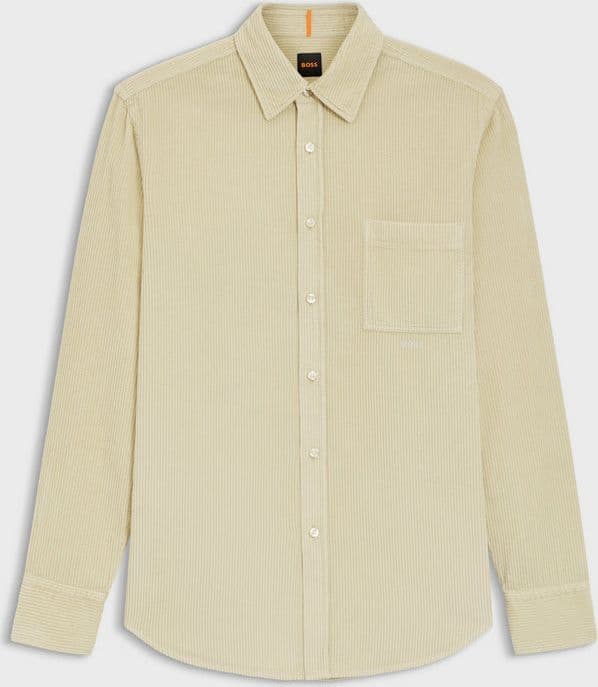 Hugo Boss camicia uomo beige chiaro da uomo in Camicie casual Drestige - Casamassima, commercioVirtuoso.it