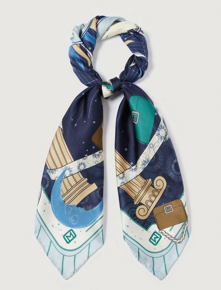 MARELLA foulard donna blu cina da donna in Sciarpe Drestige - Casamassima, commercioVirtuoso.it