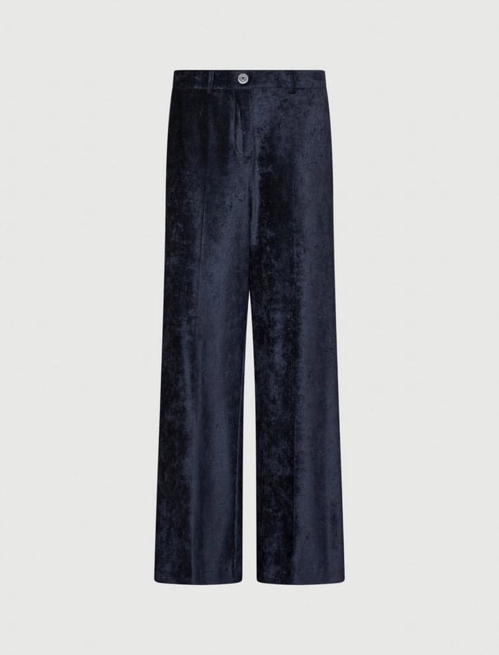 MARELLA pantaloni donna blu notte da donna in Pantaloni Drestige - Casamassima, commercioVirtuoso.it