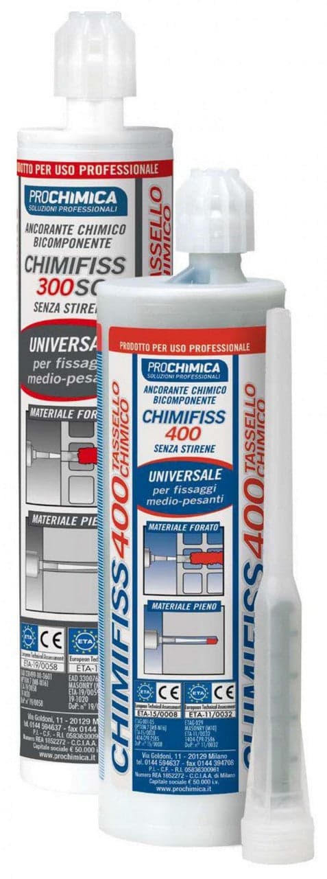 Ancorante Chimico Chimifiss 300 Ml Con Sacchetto in Ancoraggi chimici Ebricowill - Palermo, commercioVirtuoso.it
