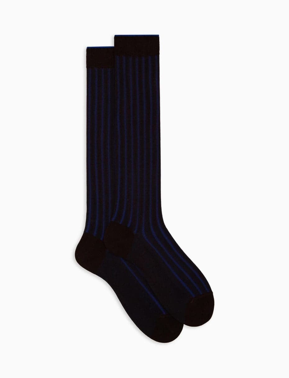 gallo calze uomo lunghe cotone marrone vanisé a coste larghe in Calze Broadway Red - Barletta, commercioVirtuoso.it
