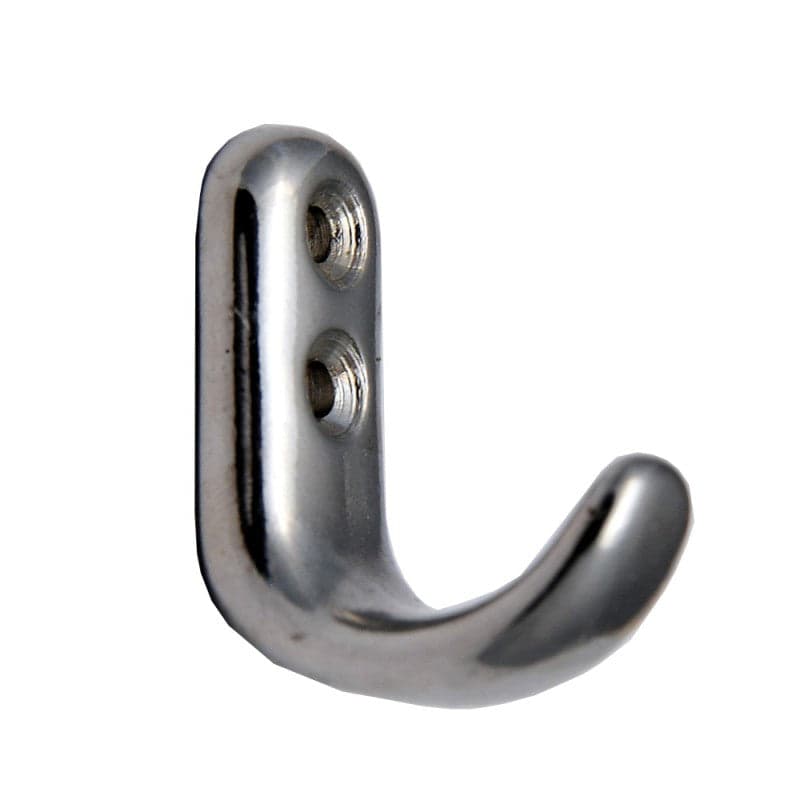 Appendino Gancio Inox 316 Cf. 5 Pz. Mm. L=39, B=16,5, H=31, H1=6,3 in Appendiabiti sopraporta Ebricowill - Palermo, commercioVirtuoso.it