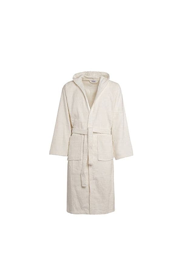 Accappatoio con Cappuccio Doccia Bagno soffice morbido assorbente resistente 100% cotone PANNA in Accappatoi Vanita di raso - Sesto San Giovanni, commercioVirtuoso.it