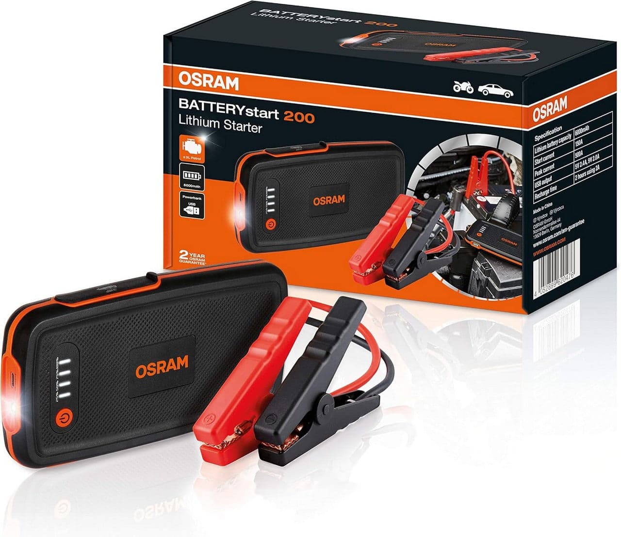 Avviatore Batteria Benzina Star 200 6000 Mah in Avviatori di emergenza Ebricowill - Palermo, commercioVirtuoso.it