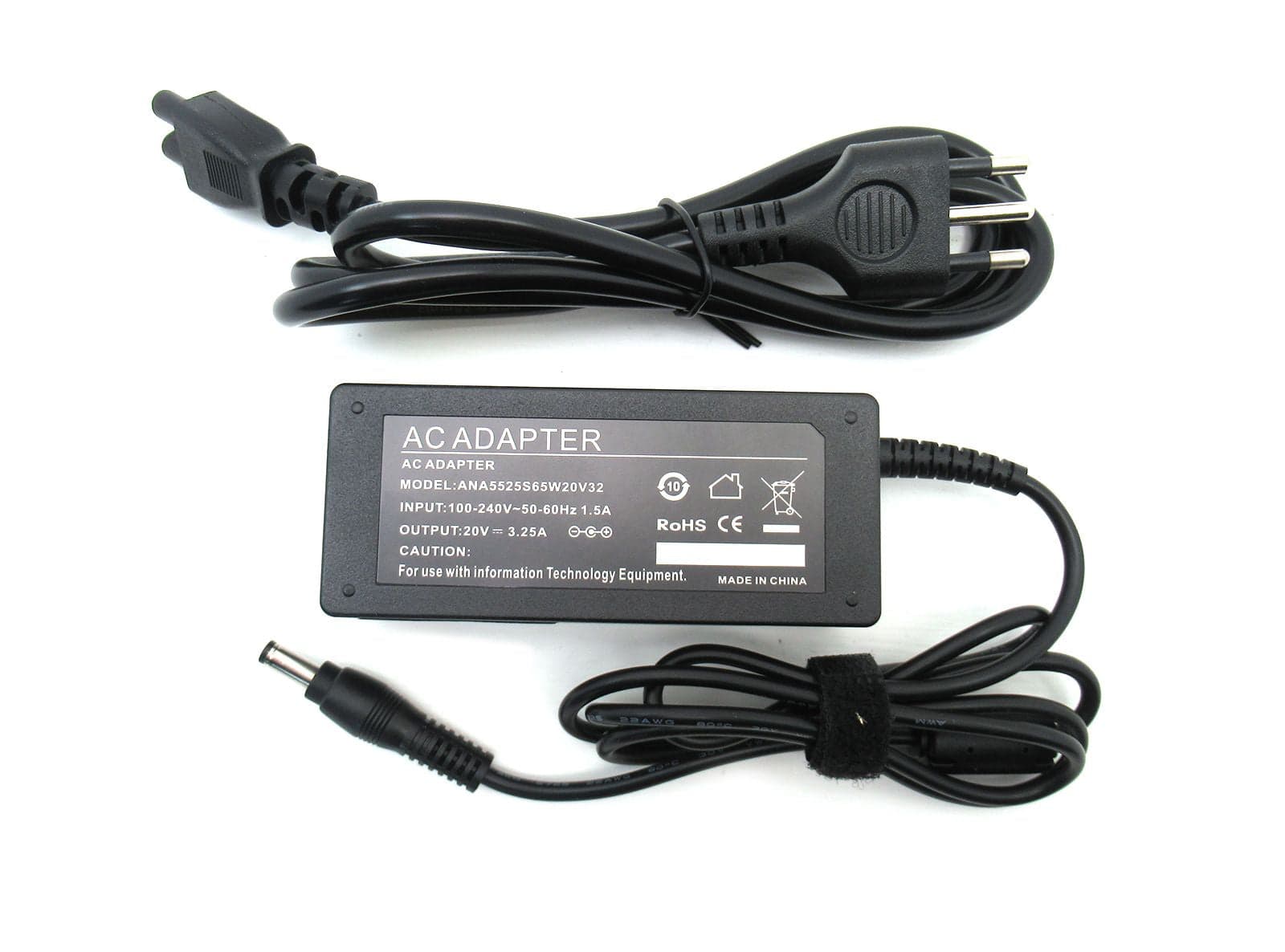 Alimentatore Notebook 65W Compatibile Lenovo 20V Connettore 3.25A 5,5x2,50mm in 85cento.it - Potenza, commercioVirtuoso.it