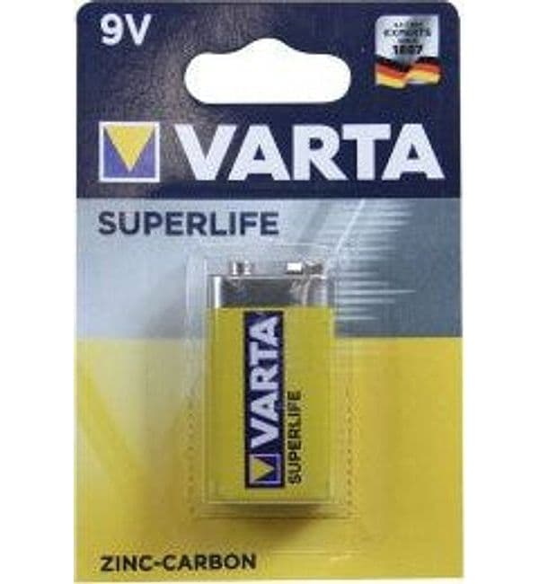 BATTERIA TRANSISTOR 9V VARTA