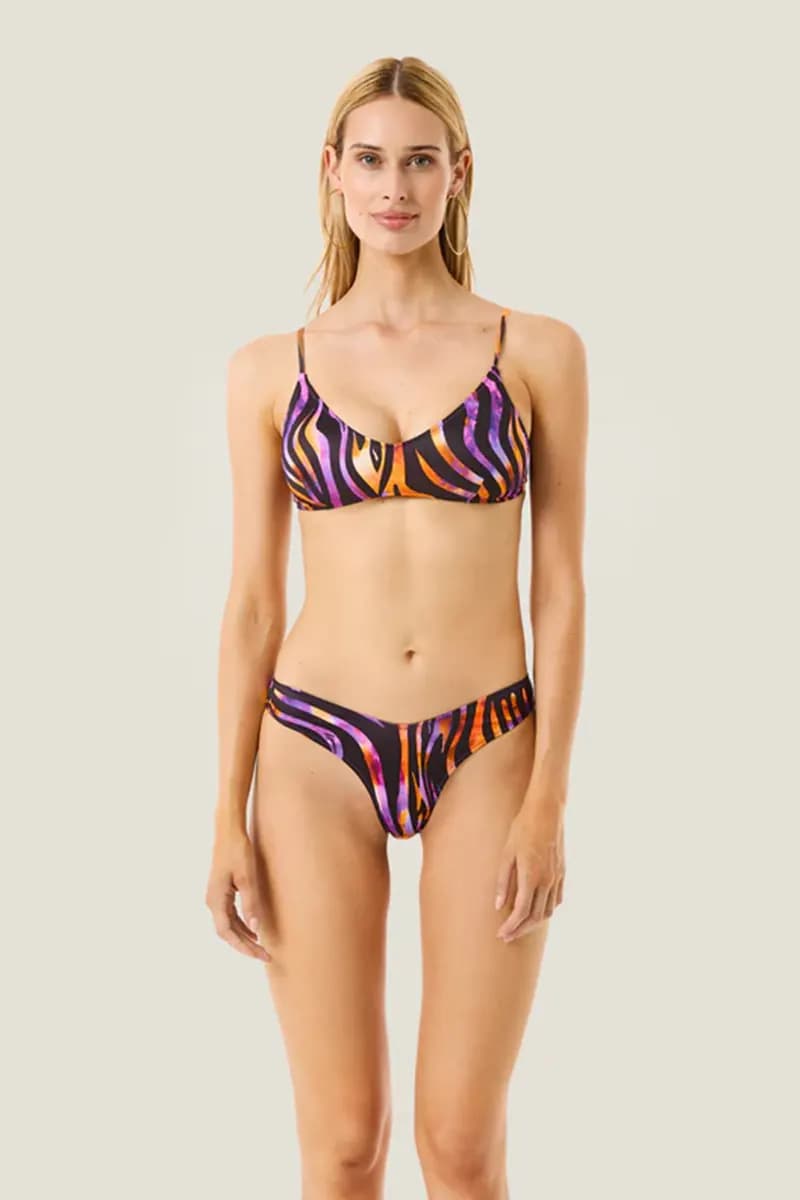Bikini top e slip a V Hypnotic Zebra | 4GIVENESS in prodotto You Store - Messina, commercioVirtuoso.it
