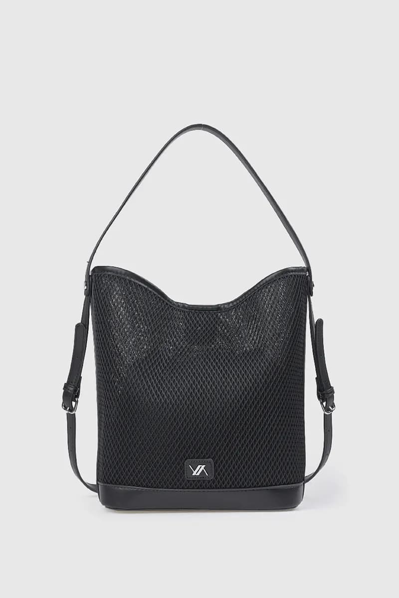 Borsa a spalla in tessuto traforato | Verde Fashion in Borse a spalla You Store - Messina, commercioVirtuoso.it