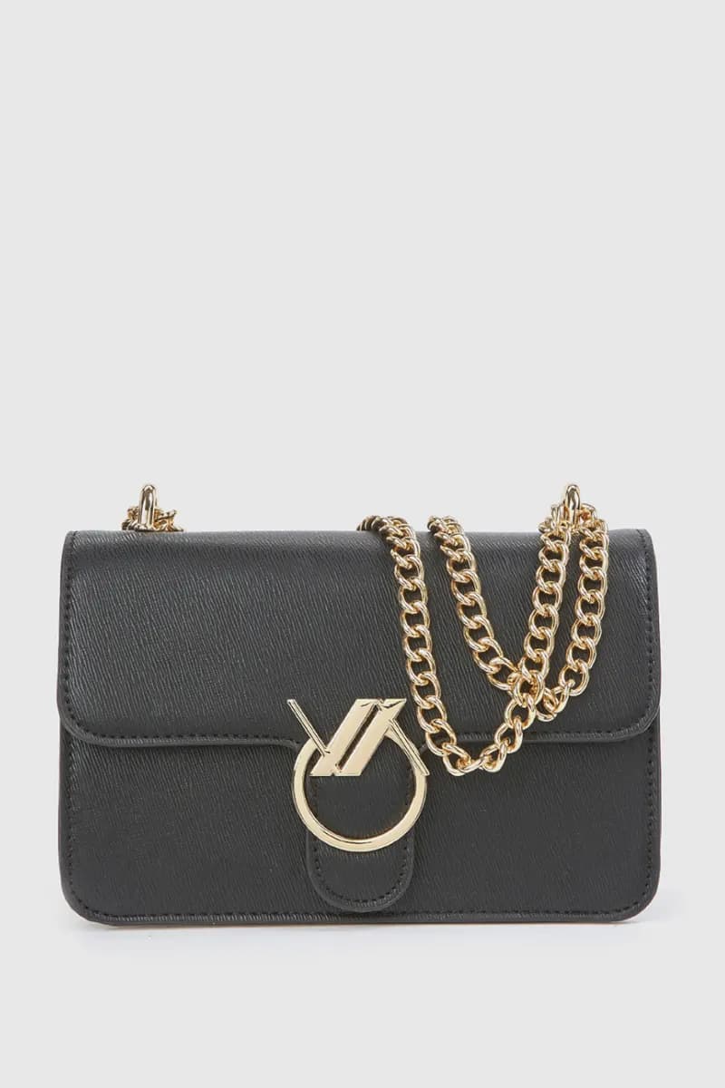 Borsa a tracolla in ecopelle con patta | Verde Fashion in Borse a tracolla You Store - Messina, commercioVirtuoso.it