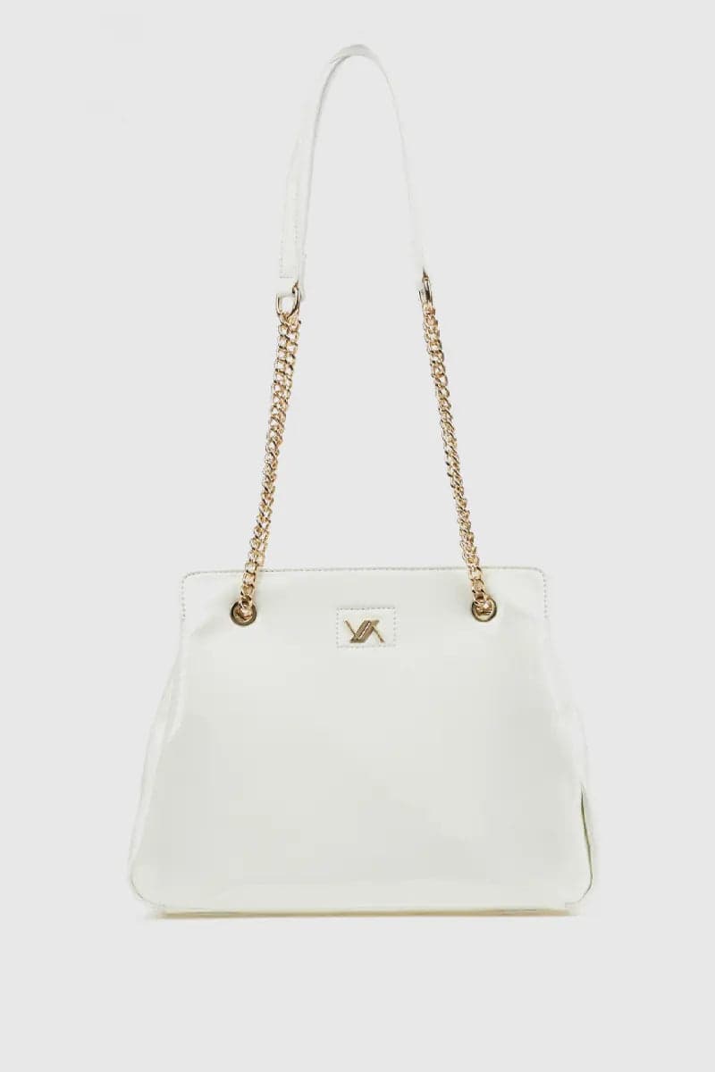 Borsa a spalla in ecopelle tre scomparti | Verde Fashion in Borse a spalla You Store - Messina, commercioVirtuoso.it