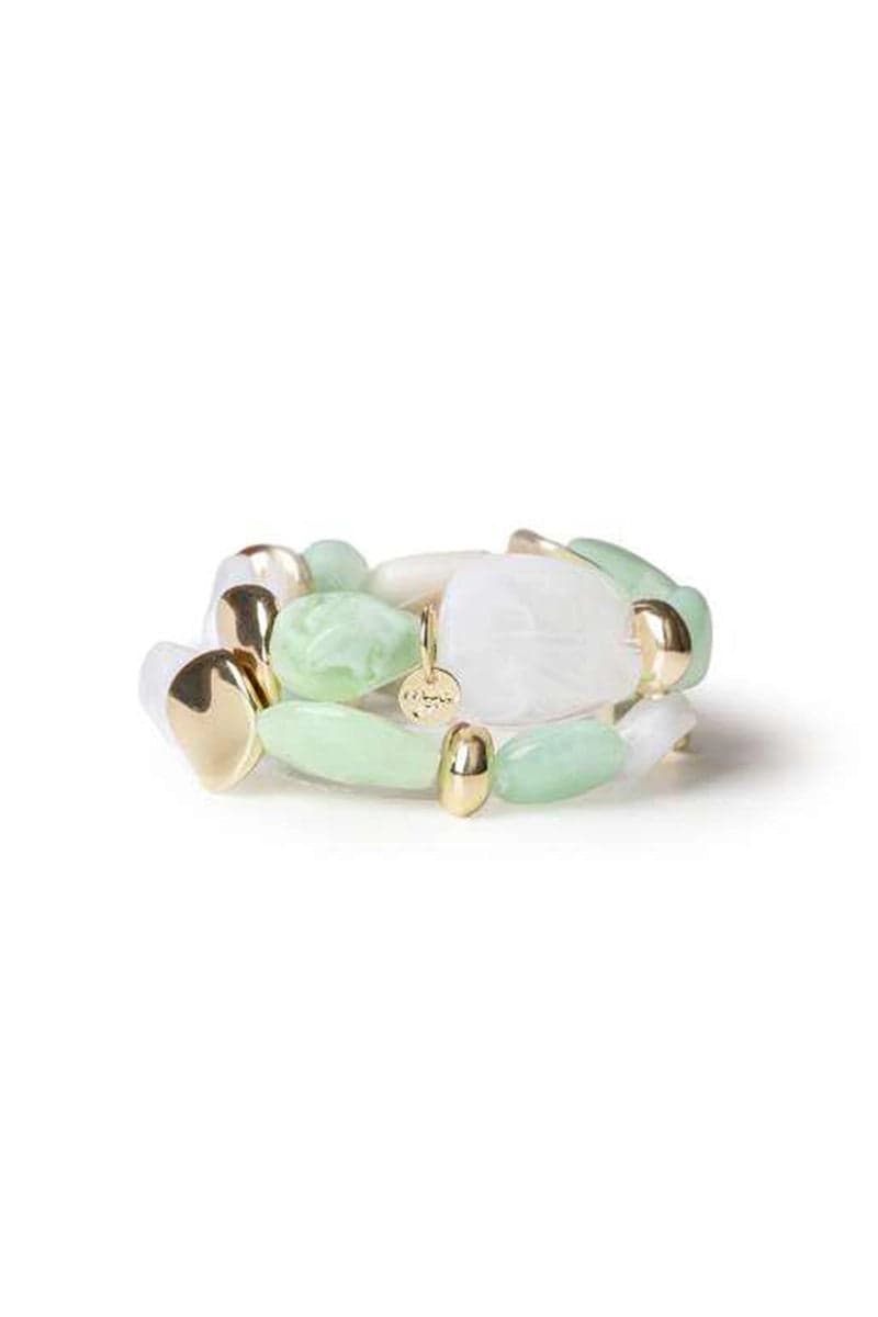 Bracciale elastico con pietre in acrilico | MYA ACCESSORIES in prodotto You Store - Messina, commercioVirtuoso.it