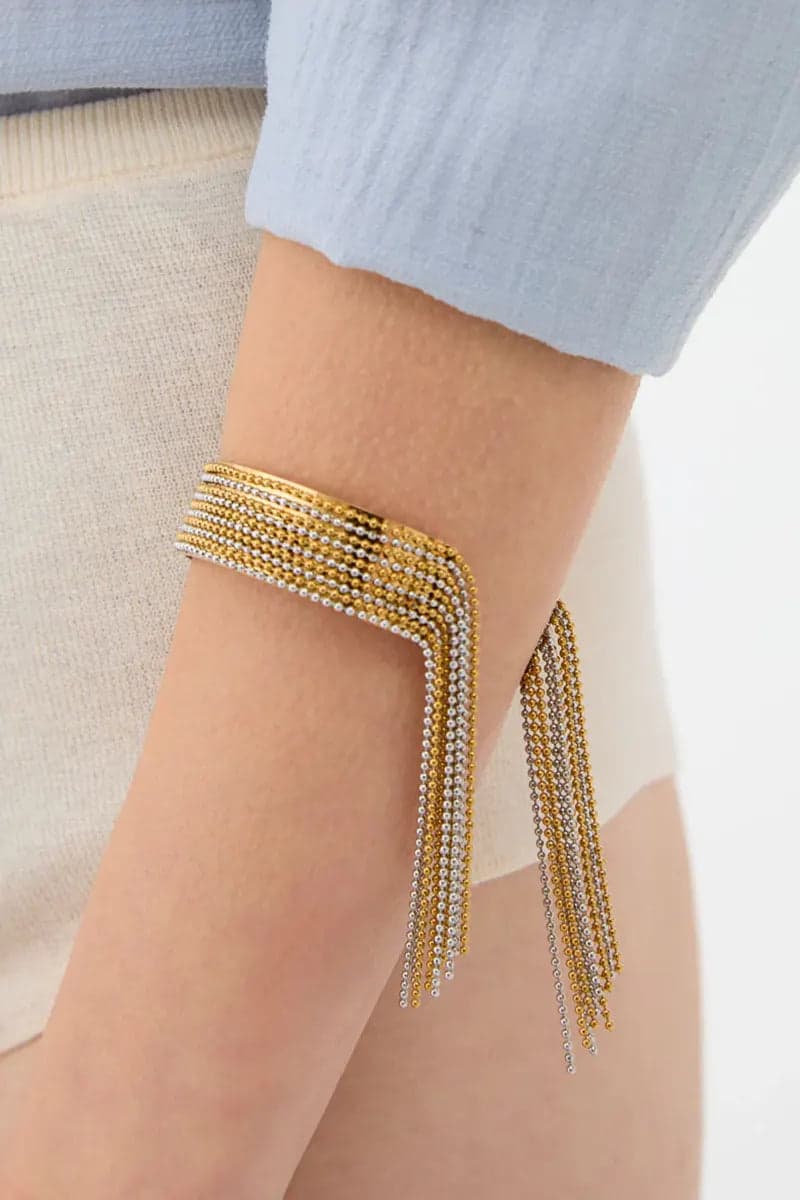 Bracciale rigido con frange | NALÌ in Bracciali You Store - Messina, commercioVirtuoso.it