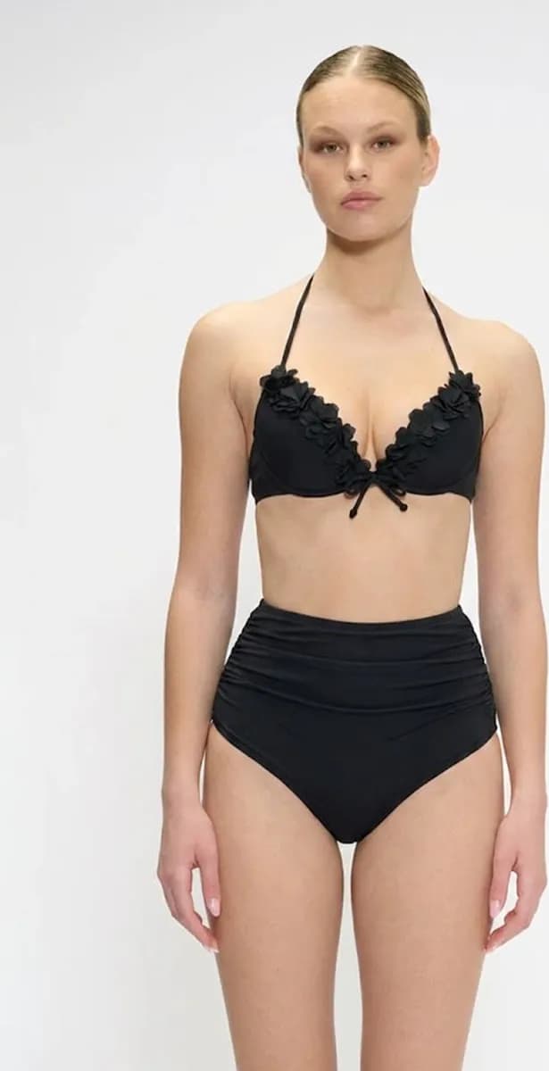 Bikini push-up con applicazioni e slip alto | MARINA ABAGNALE in prodotto You Store - Messina, commercioVirtuoso.it