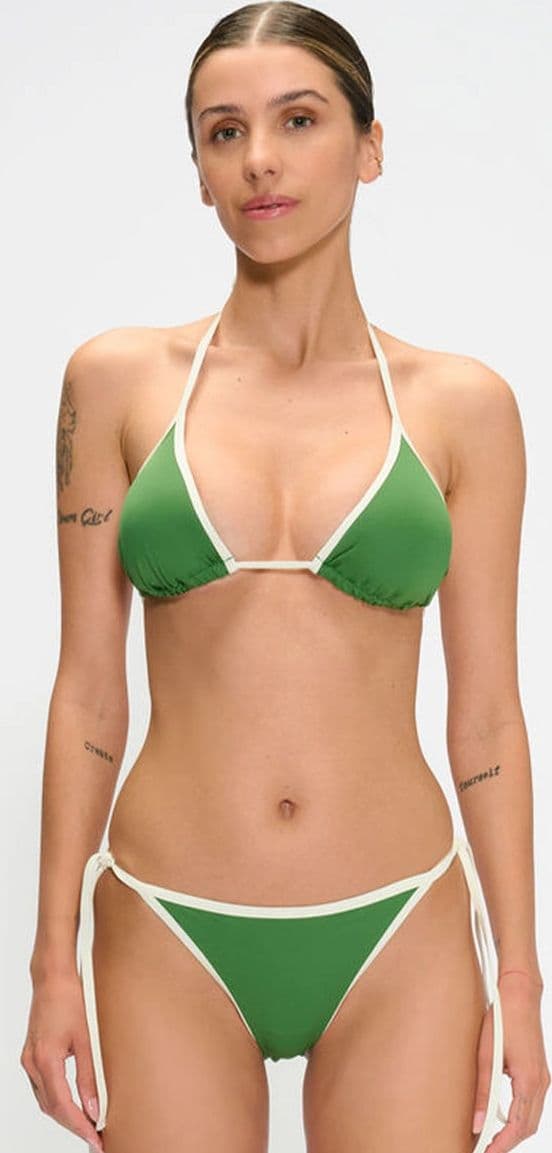 Bikini triangolo e slip annodato bicolor | MARINA ABAGNALE in prodotto You Store - Messina, commercioVirtuoso.it