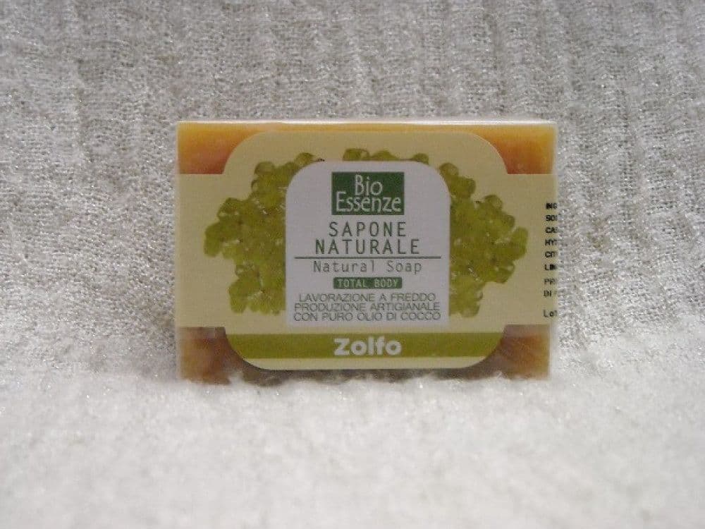 SAPONE NATURALE ALLO ZOLFO in Saponi Erboristerie Saffioti - Palmi, commercioVirtuoso.it