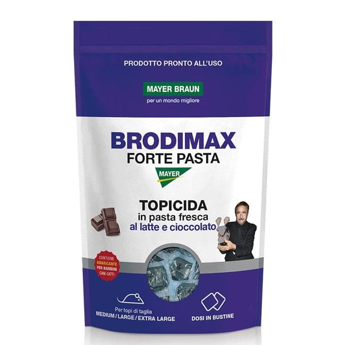 Brodimax Forte Pasta Kg.1,5 Esca Topicida in Pasta Fresca Mayer Braun in Prodotti anti-roditori Taliachicce.it - Milazzo, commercioVirtuoso.it